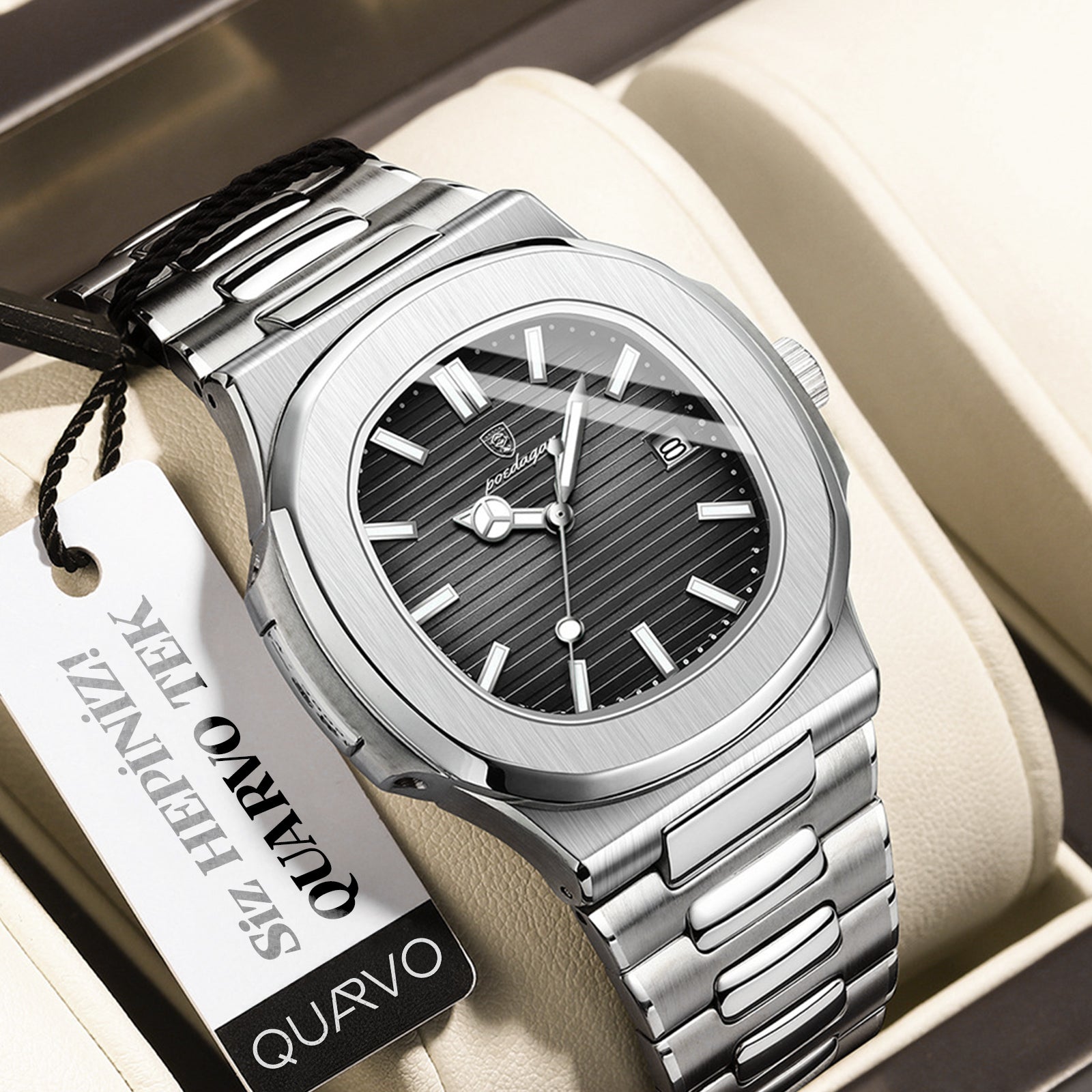 QUARPOE Premium Kuvars Kol Saati | Quarvo