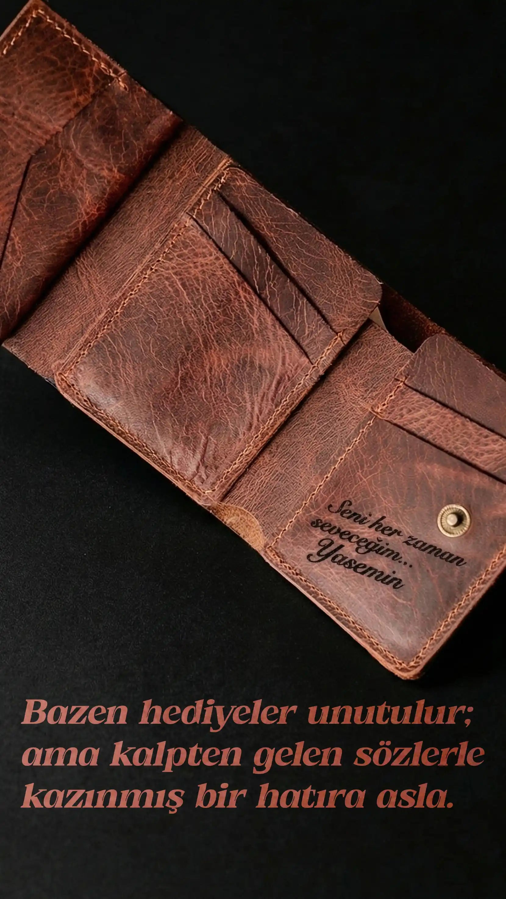 Hakiki Deri Frisco Mekanizmalı Cüzdan