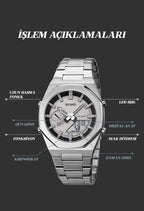 Skmei Premium ChronoLED | Lüks Su Geçirmez Erkek Kol Saati