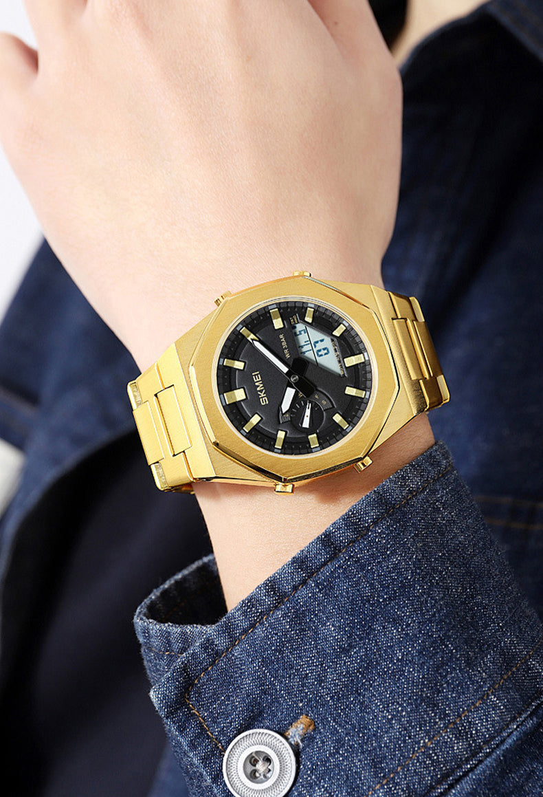 Skmei Premium ChronoLED | Lüks Su Geçirmez Erkek Kol Saati