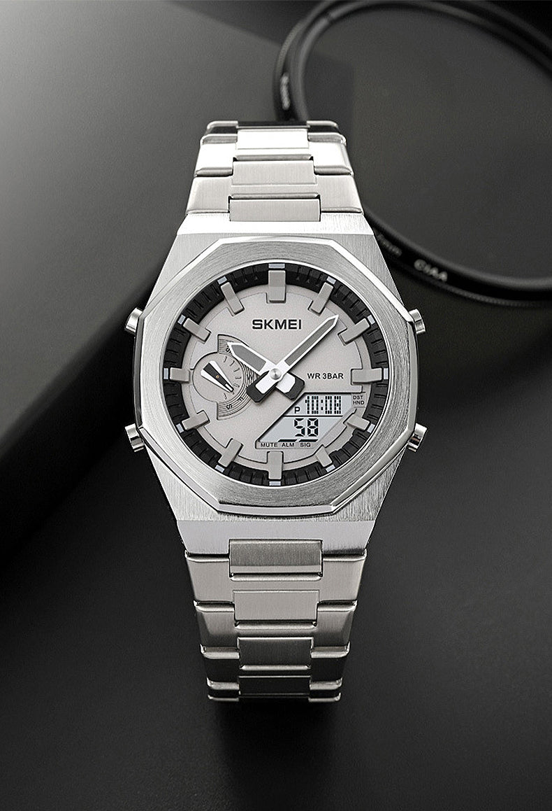 Skmei Premium ChronoLED | Lüks Su Geçirmez Erkek Kol Saati