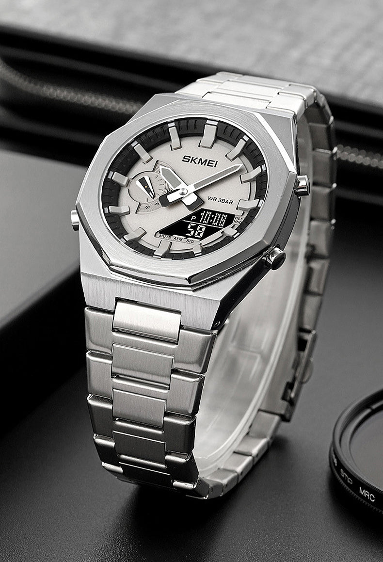 Skmei Premium ChronoLED | Lüks Su Geçirmez Erkek Kol Saati