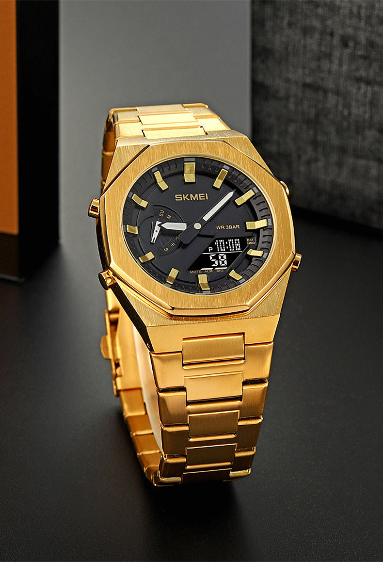 Skmei Premium ChronoLED | Lüks Su Geçirmez Erkek Kol Saati