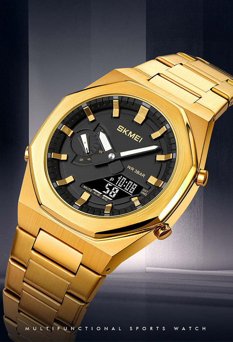 Skmei Premium ChronoLED | Lüks Su Geçirmez Erkek Kol Saati