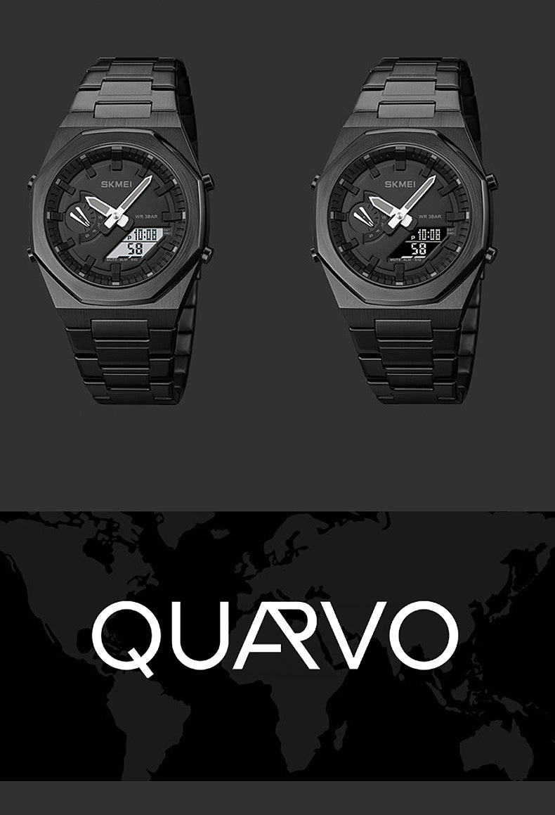 Skmei Premium ChronoLED | Lüks Su Geçirmez Erkek Kol Saati