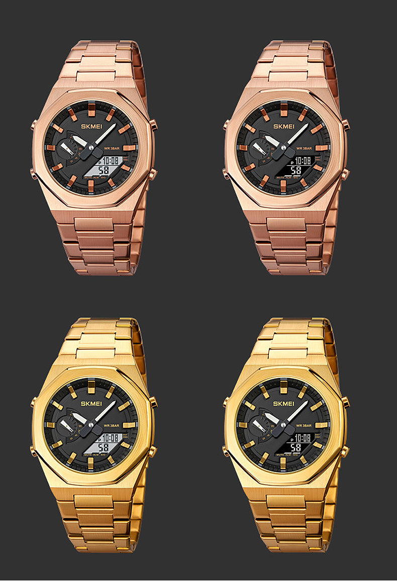 Skmei Premium ChronoLED | Lüks Su Geçirmez Erkek Kol Saati