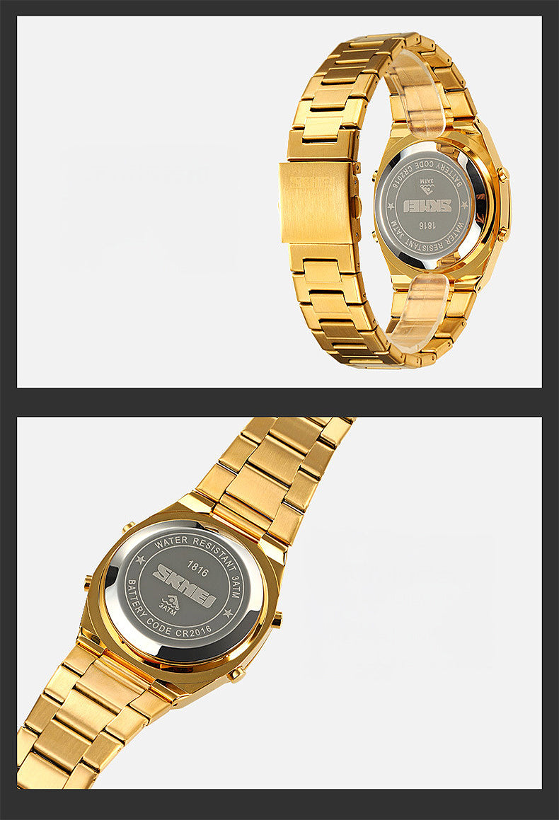 Skmei Premium ChronoLED | Lüks Su Geçirmez Erkek Kol Saati