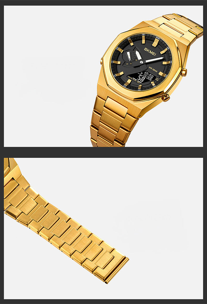 Skmei Premium ChronoLED | Lüks Su Geçirmez Erkek Kol Saati