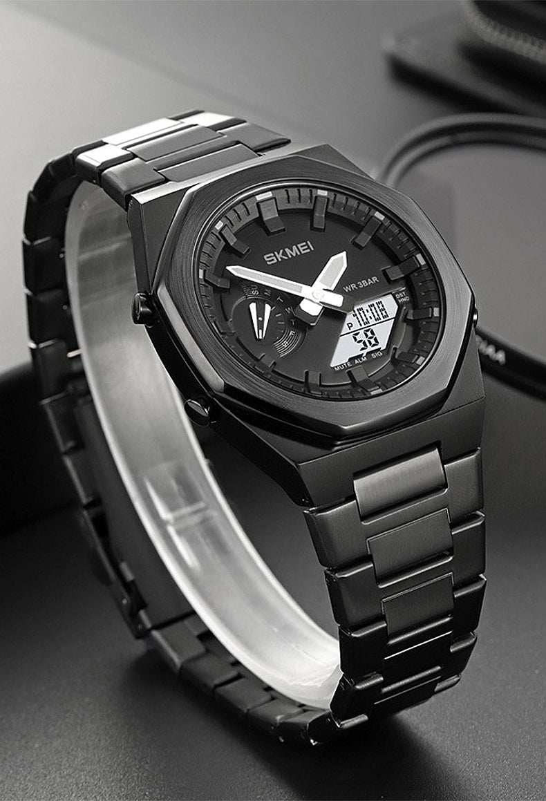 Skmei Premium ChronoLED | Lüks Su Geçirmez Erkek Kol Saati