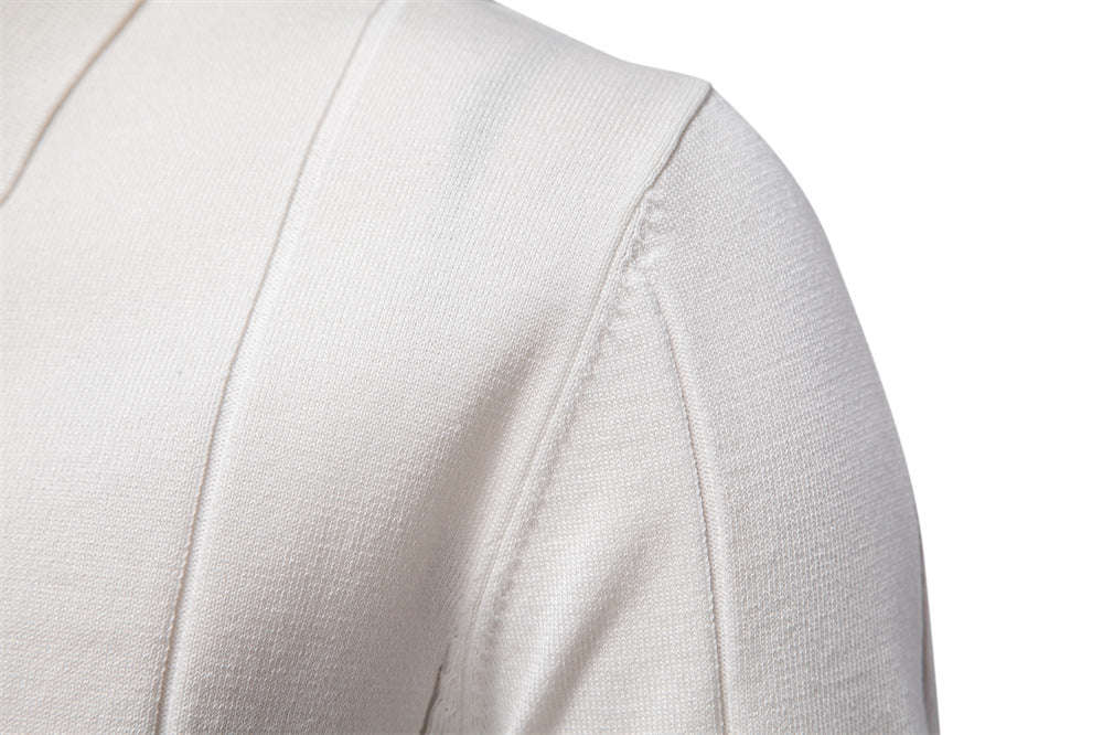 Q-Lux Polo | 2025 Yazlık Yün Örme Erkek Polo Tişört