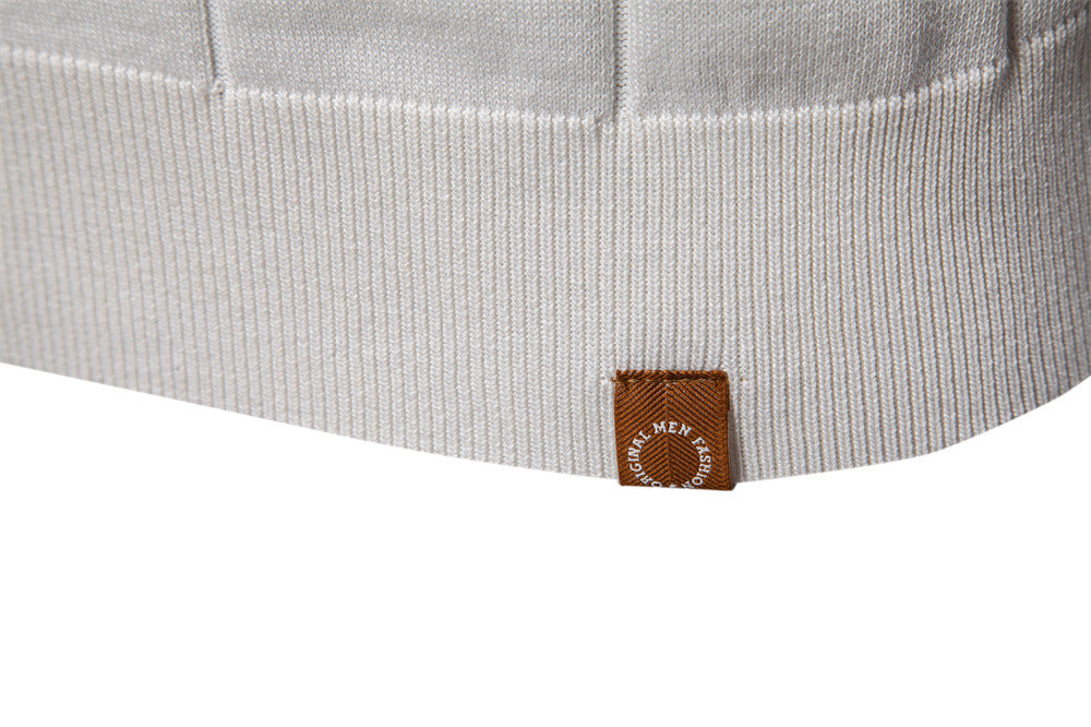 Q-Lux Polo | 2025 Yazlık Yün Örme Erkek Polo Tişört