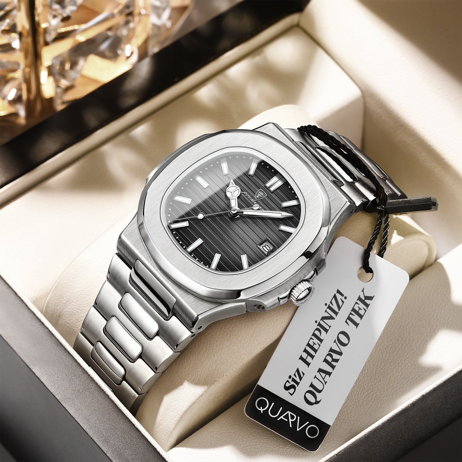 QUARPOE Premium Kuvars Kol Saati | Quarvo