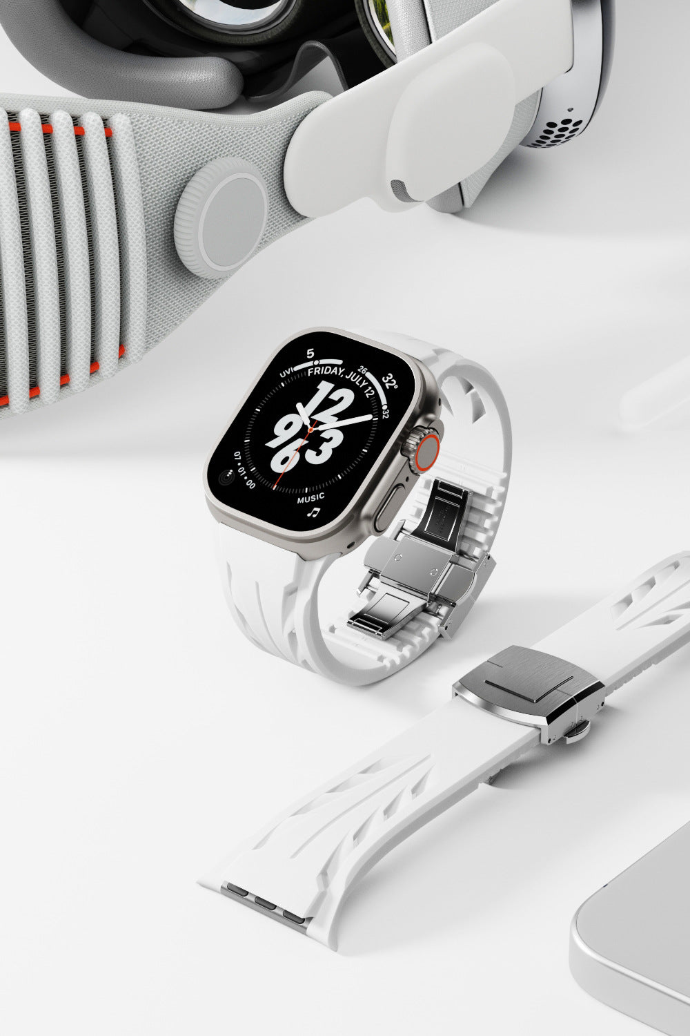 Silikon Spor Apple Watch Bilekliği | Quarvo SeriesBand