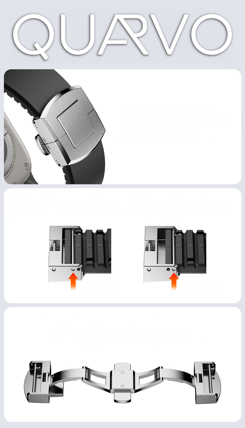 Silikon Spor Apple Watch Bilekliği | Quarvo SeriesBand