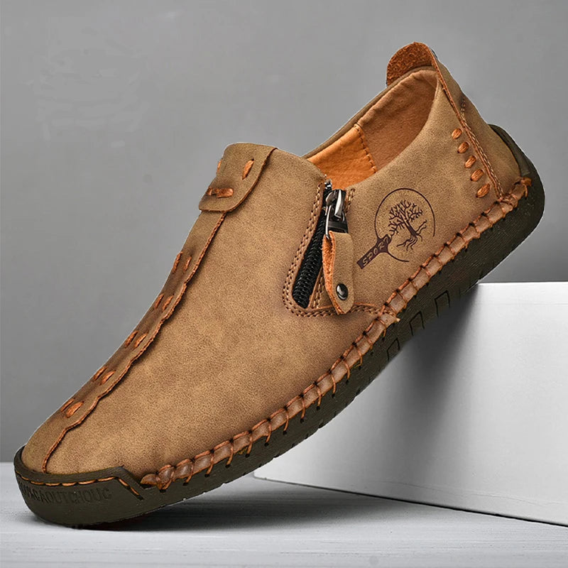 El Yapımı Deri Loafer Erkek Ayakkabı
