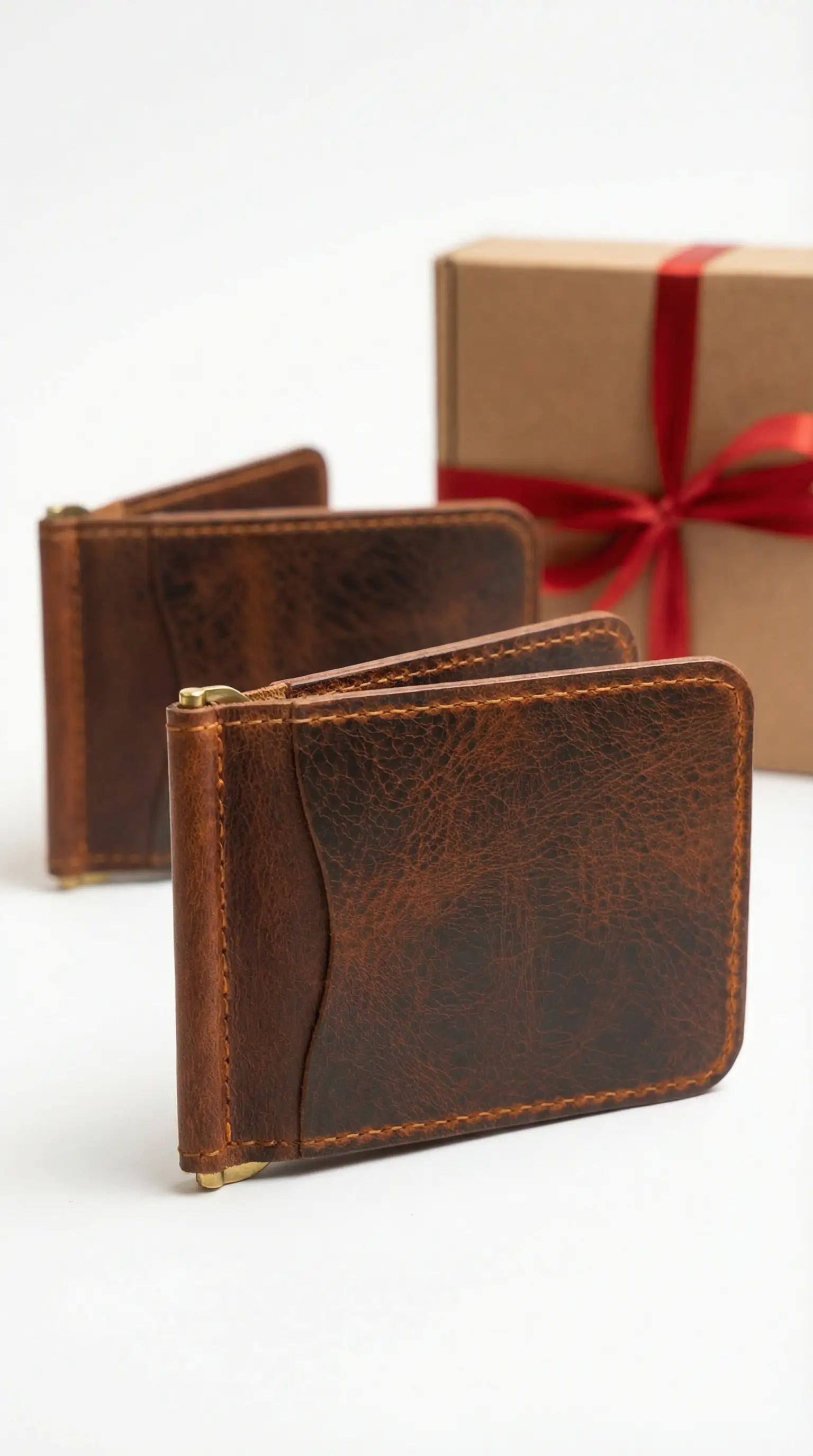 YAVER® Mandallı Hakiki Deri Cüzdan