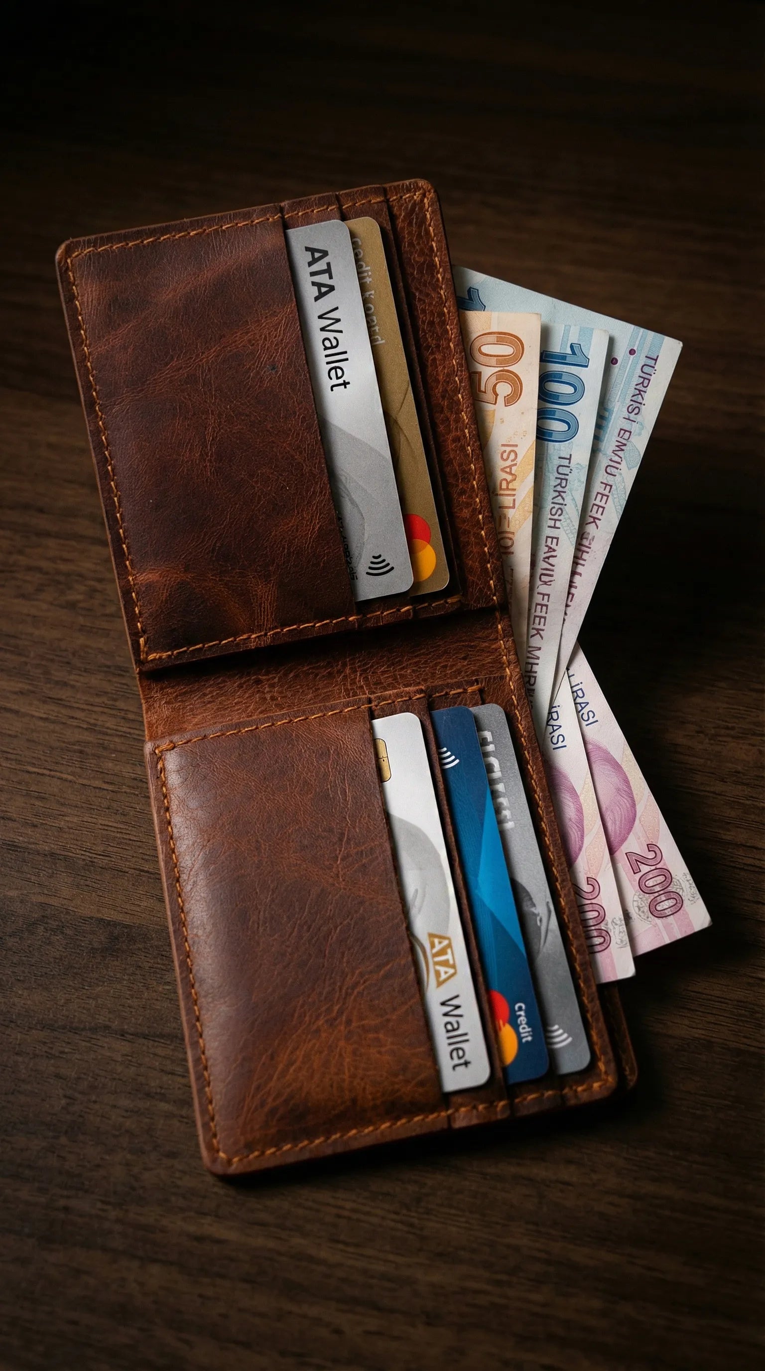 ATA® Cüzdan El Yapımı Klasik Model