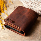 Hakiki Deri Frisco Mekanizmalı Cüzdan