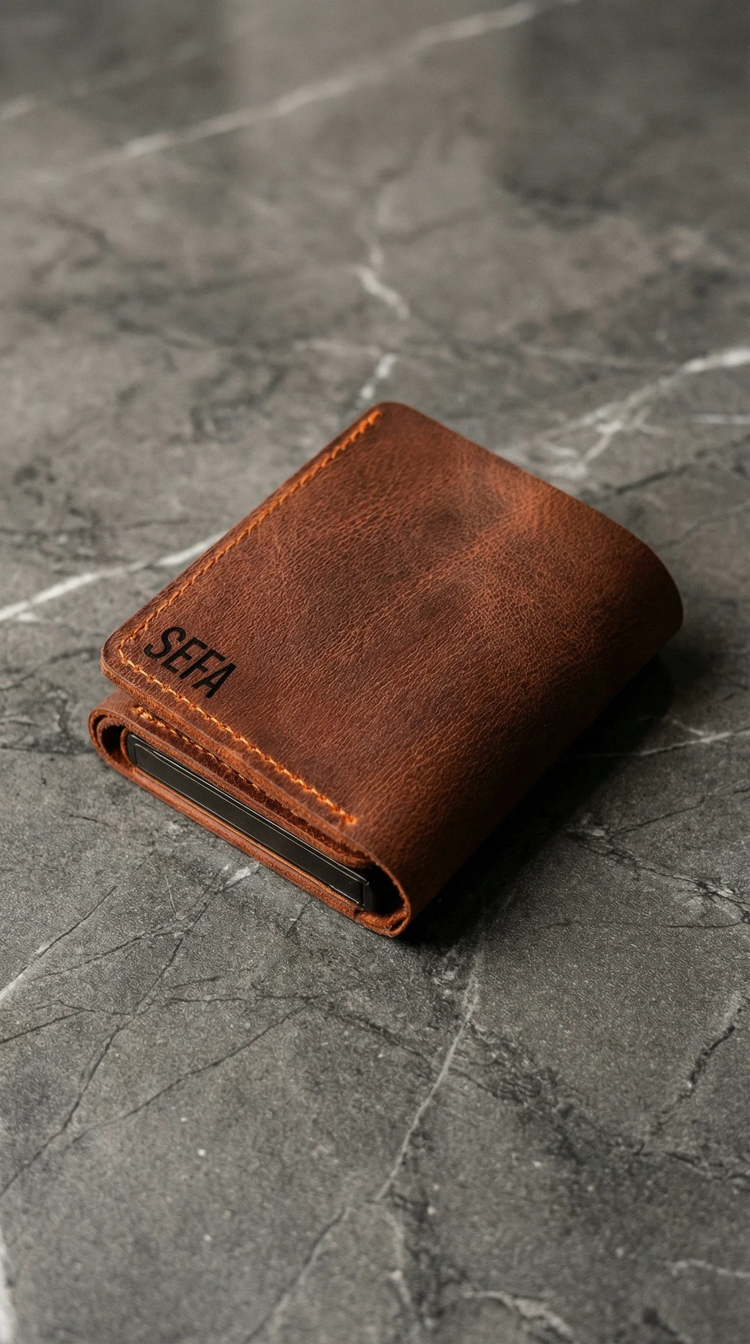 Hakiki Deri Frisco Mekanizmalı Cüzdan