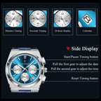 İsviçre Stili Poedagar Genève Elite Markası | Deri Kayışlı Lüks Erkek Kol Saati