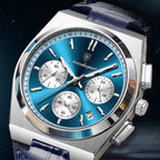 İsviçre Stili Poedagar Genève Elite Markası | Deri Kayışlı Lüks Erkek Kol Saati